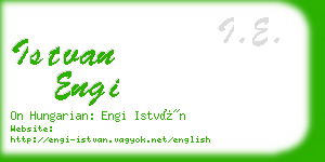 istvan engi business card